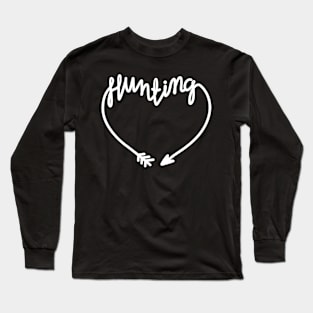 I Love Bow and Arrow Hunting Long Sleeve T-Shirt